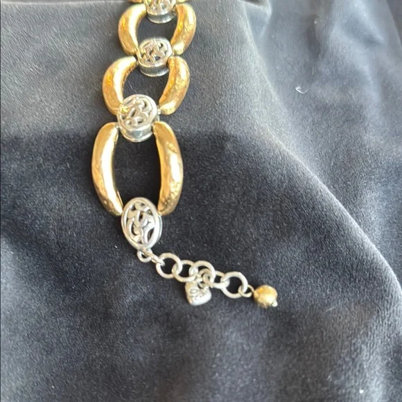 Brighton Gold and Silver Chain-Link Bracelet - Picture 3 of 3